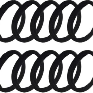 talk elastic hair set for women 10 pcs black 13.75